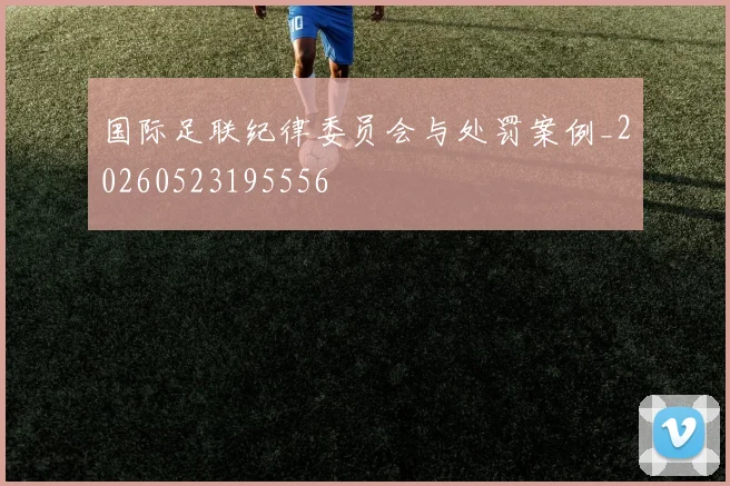 国际足联纪律委员会与处罚案例_20260523195556